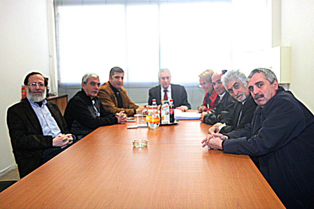 Συνάντηση Ι.Σ.Α. και Ι.Σ.Π. με τον Πρόεδρο της «Δημοκρατικής Αριστεράς» κ. Φ.Κουβέλη.