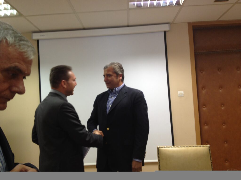 Συνάντηση των Πρόεδρων Φορέων με τον Υπουργό Οικονομικών κ. Στουρνάρα