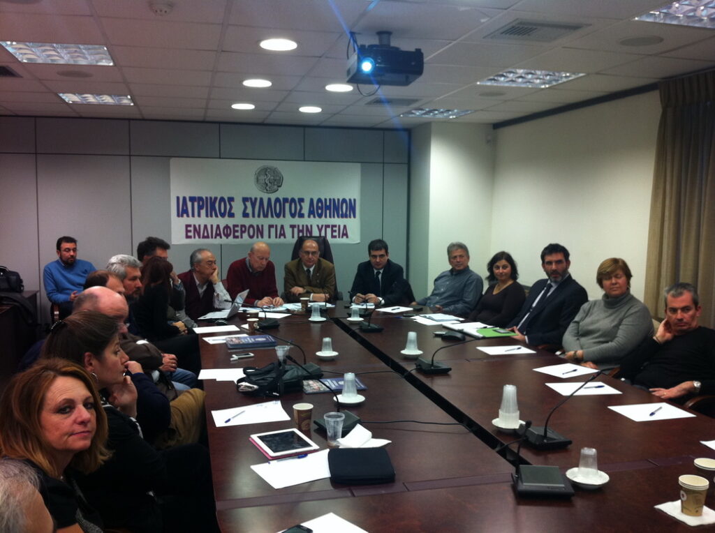 Συνάντηση της Ομάδας Εργασίας του ΙΣΑ με το Διευθ.Σύμβουλο και στελέχη της ΗΔΙΚΑ για την εφαρμογή του νέου προγράμματος ηλεκτρονικής συνταγογράφησης e-prescription