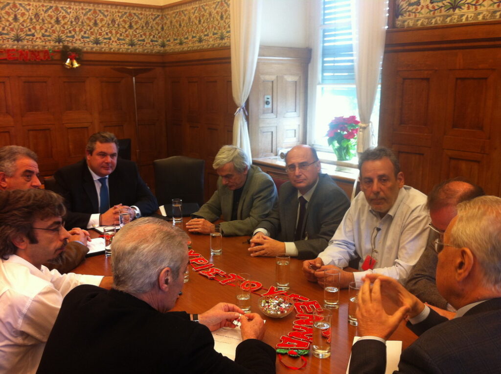 Συνάντηση του Δ.Σ. του ΙΣΑ με τον Πρόεδρο του κόμματος των Ανεξάρτητων Ελλήνων κ. Παναγιώτη Καμμένο για την Δημόσια Υγεία και την ΠΦΥ