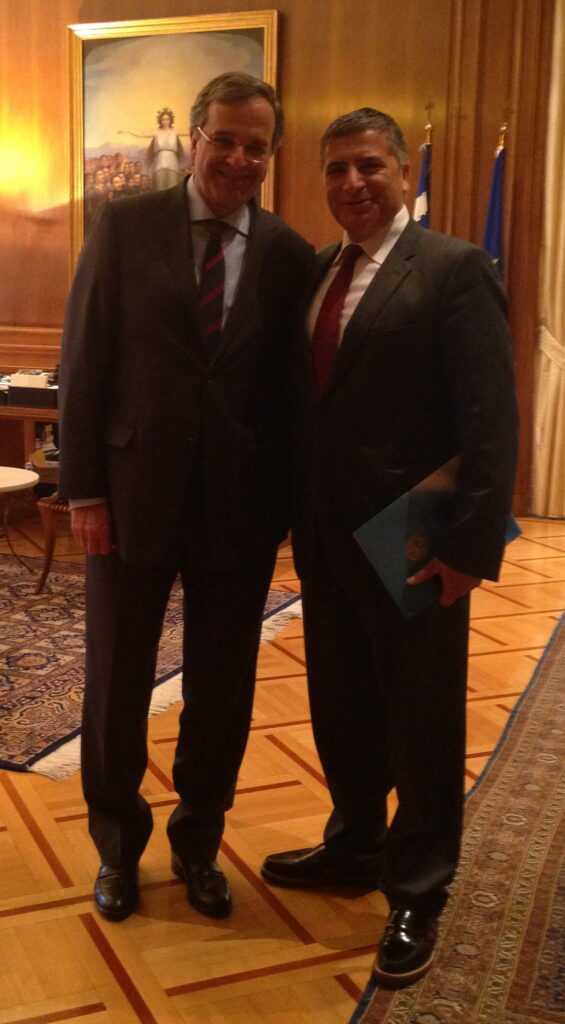 Με τον Πρωθυπουργό κ. Αντώνη Σαμαρά συναντήθηκε  σήμερα το πρωί ο Πρόεδρος του Ι.Σ.Α. κ. Γ. Πατούλης