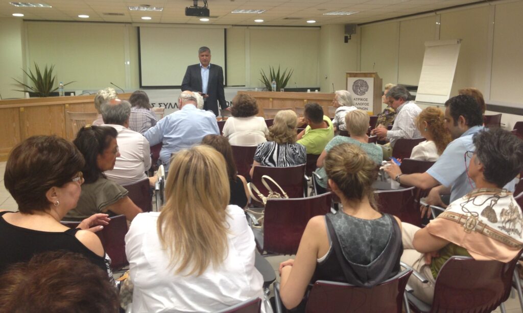 Συνάντηση του Προέδρου του ΙΣΑ με τους εθελοντές του Ιατρείου Κοινωνικής Αποστολής για τον προγραμματισμό δράσεων