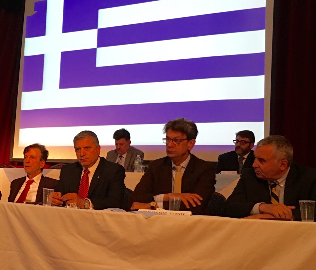 Ομιλία του Προέδρου του ΙΣΑ και της ΚΕΔΕ Γ. Πατούλη για την προσφυγική κρίση στη Νέα Υόρκη Ομιλία του Προέδρου του ΙΣΑ και της ΚΕΔΕ Γ. Πατούλη για την προσφυγική κρίση στη Νέα Υόρκη