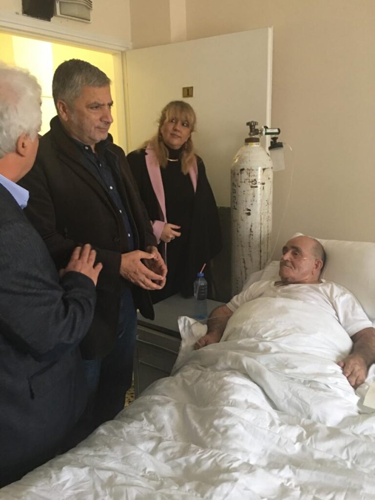 Επίσκεψη του Προέδρου του ΙΣΑ και της ΚΕΔΕ Γ. Πατούλη στο Άσυλο Ανιάτων Πατρών «Αγιά Ευφροσύνη»