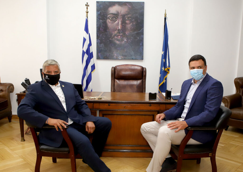 Συνάντηση του Προέδρου του ΙΣΑ και Περιφερειάρχη Αττικής Γ. Πατούλη με τον υπ. Υγείας Β. Κικίλια