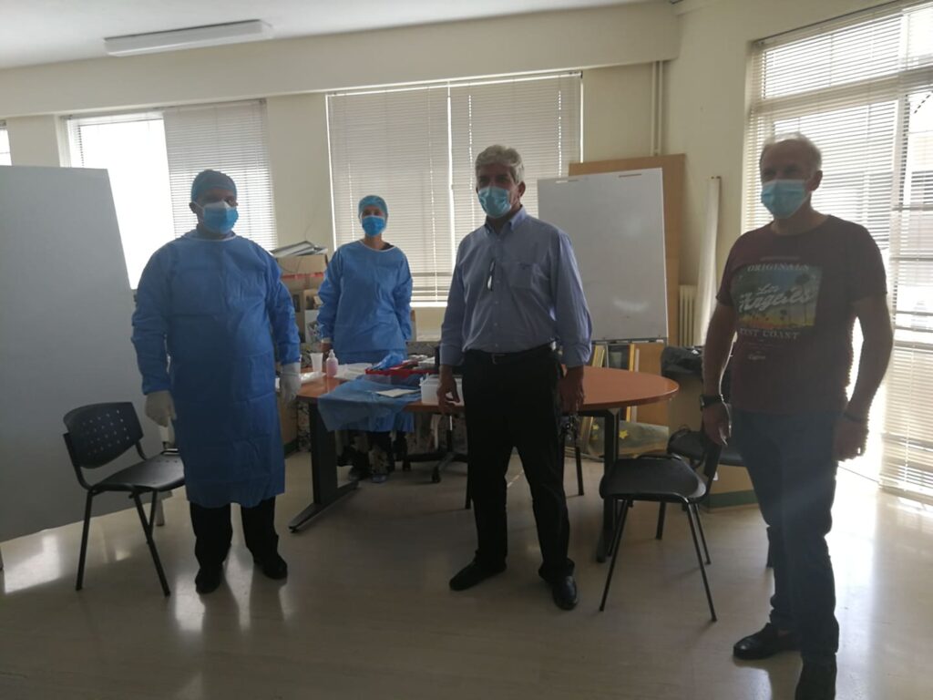 Ξεκίνησαν οι δειγματοληπτικοί έλεγχοι για COVID-19 και στους Βρεφονηπιακούς σταθμούς της Αττικής από τα κλιμάκια  του Συντονιστικού οργάνου του ΙΣΑ και της Περιφέρειας Αττικής