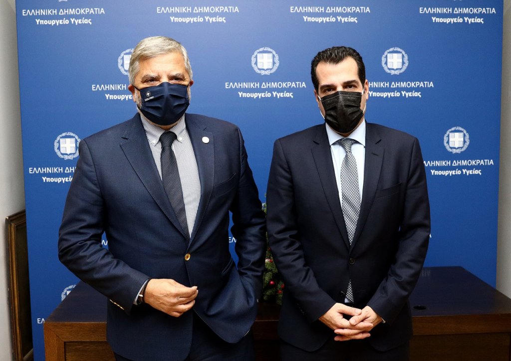 Η ενίσχυση της Π.Φ.Υ. με τη συμβολή της Τοπικής Αυτοδιοίκησης και η προτεραιοποίηση υγειονομικών αναγκών, στο πλαίσιο του νέου ΠΕΠ Αττικής 2021-2027, στο επίκεντρο της συνάντησης του Προέδρου του ΙΣΑ και Π. Αττικής Γ. Πατούλημε τον Υπ. Υγείας Αθ. Πλεύρη