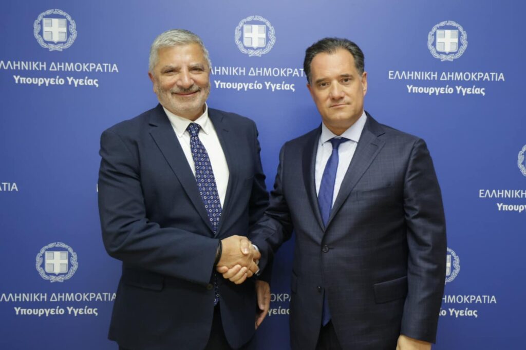 Συνάντηση του Προέδρου του ΙΣΑ Γ. Πατούλη με τον Υπουργό Υγείας Α. Γεωργιάδη