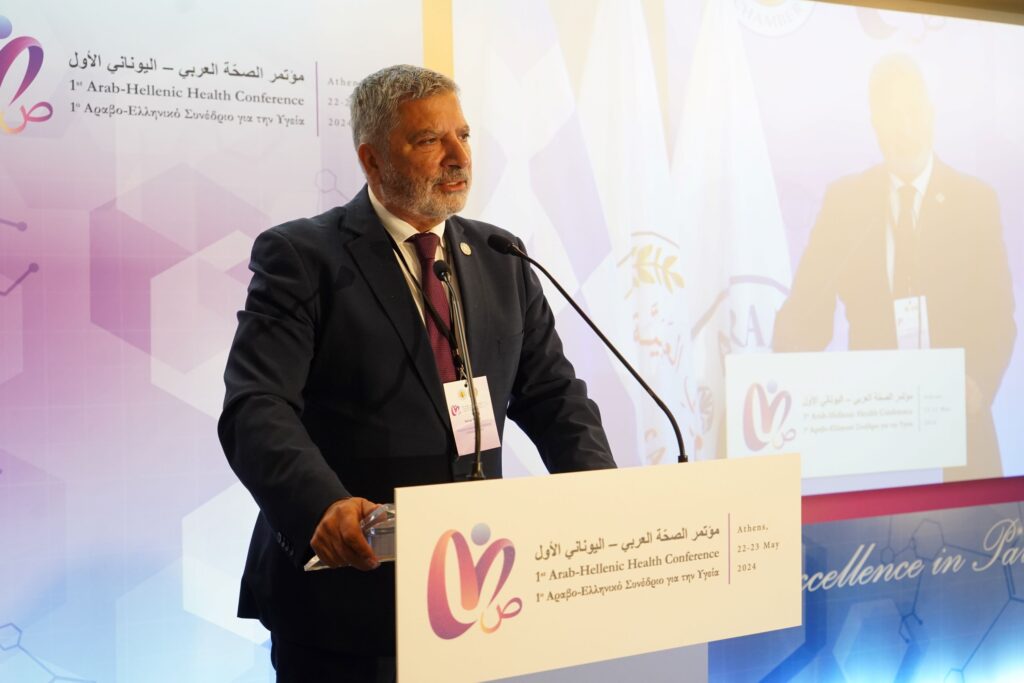 Τα ανταγωνιστικά πλεονεκτήματα της Ελλάδας στον τομέα του ιατρικού τουρισμού παρουσίασε ο Γ. Πατούλης στο πλαίσιο του 1ου Αραβο – Ελληνικού Συνεδρίου για την Υγεία