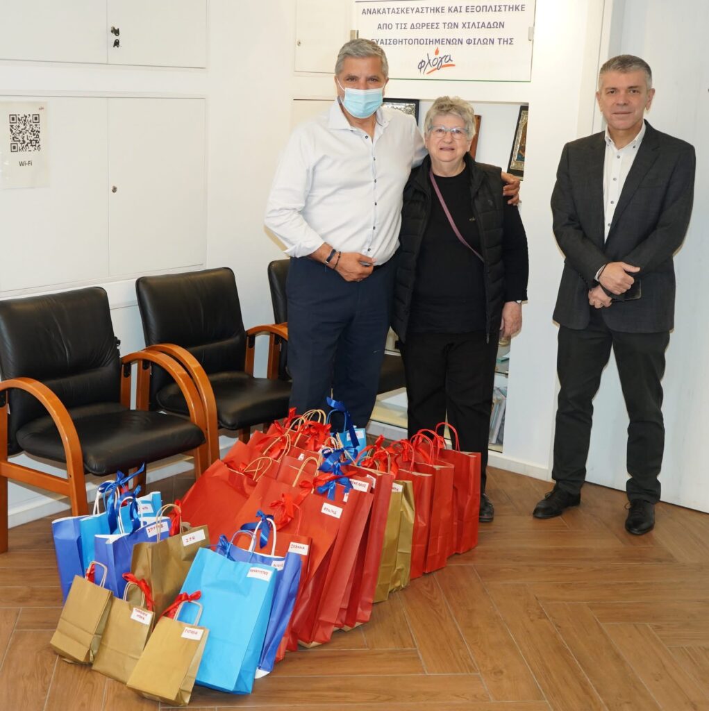 Επίσκεψη του Προέδρου του ΙΣΑ στον Σύλλογο ΦΛΟΓΑ – Μια πράξη αγάπης και προσφοράς στα παιδιά που δίνουν μάχη με τον καρκίνο