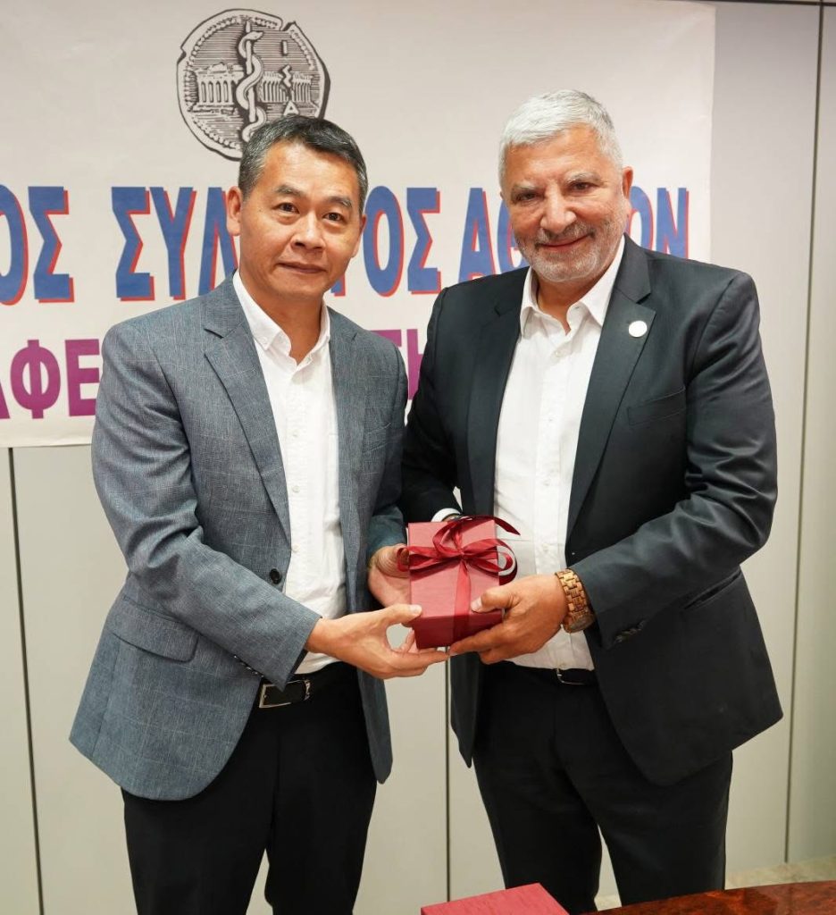 Την απαρχή μιας νέας στρατηγικής συμμαχίας, σηματοδοτεί η συνάντηση του Προέδρου του ΙΣΑ Γ.Πατούλη, με αντιπροσωπεία του Ιατρικού Συλλόγου Σαγκάης